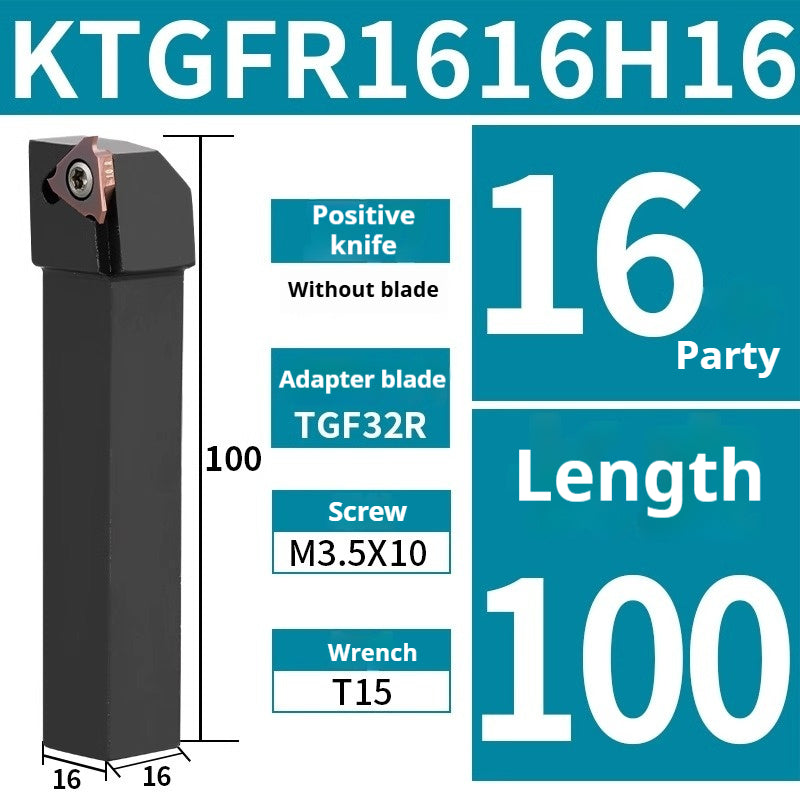 1013-Shallow groove cutter bar CNC grooving cutter bar / side stand mounted shallow groove KTGFR2020K16-F Circlip groove cutter TGF32 Shandong Denso Pricision Tools Co.,Ltd.